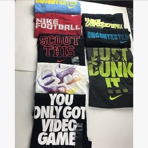 NIKE boys short sleeve t shirt size small